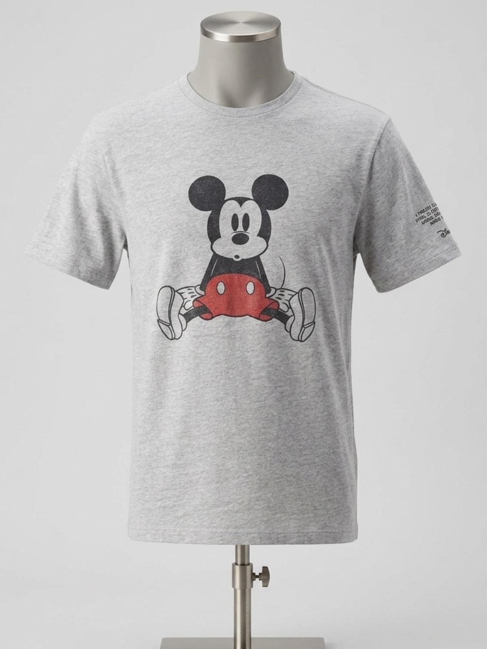 Disney x American Eagle Mickey Mouse Graphic Tee Grey XLT Super Soft